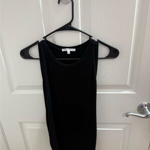 ANINE BING Black Mini Dress - Sleeveless Scoop Neck